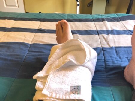 Foot Iced Up