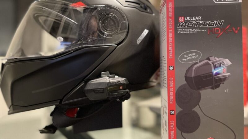UClear's New Motion HDX-V Bluetooth Helmet Coms