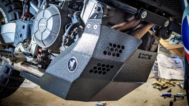 Black Dog's Skid Plate For Aprilia 660 Users