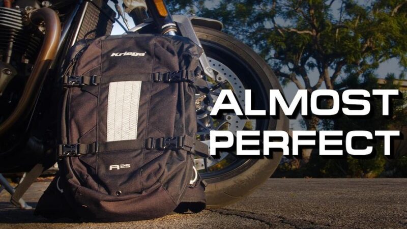 New V2 Kriega R25 Backpack Features Waterproof Roll-Top Design