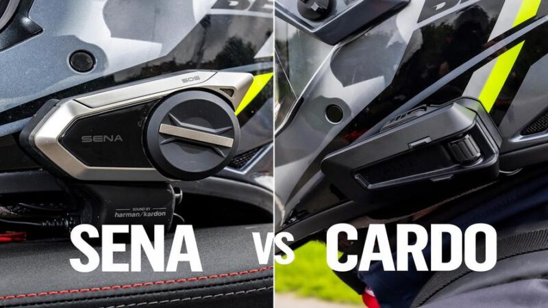 Sena, Cardo Top Brands for Motorcycle Bluetooth Intercom Technology