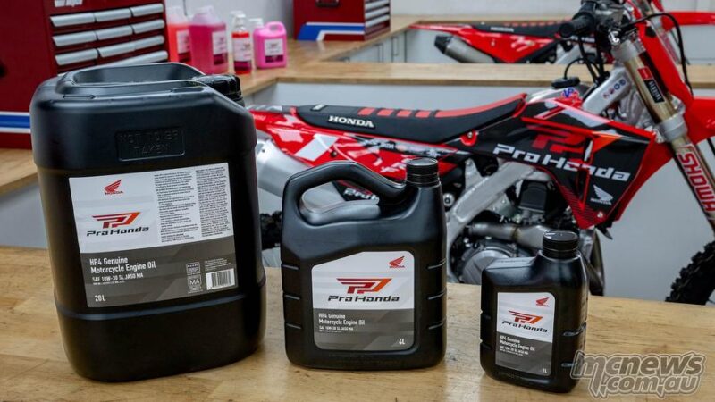 Honda Australia Unveils New Pro Honda Oils And Chemicals