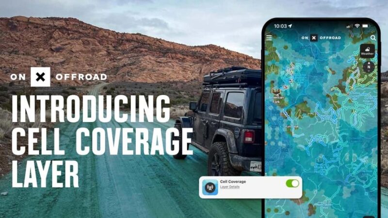 OnX Offroad Adds Cell Coverage Map For Remote Adventures