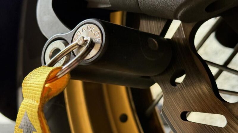 Roadlok Disc Lock Offers Sleek Protection For Motorcycles