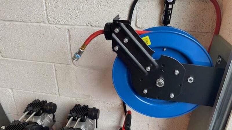 Clarke CAR8MC Air Hose Reel Delivers Workshop Excellence