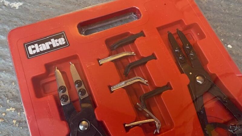 Clarke CHT686 Circlip Plier Set Impresses DIY Riders