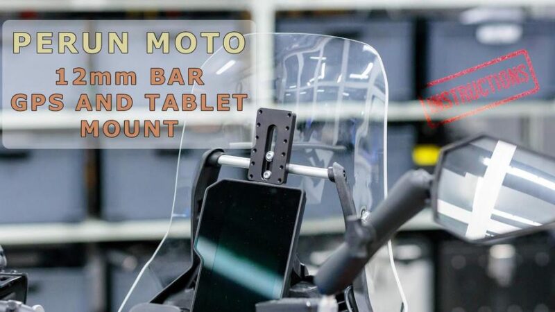 Perun Moto Launches Adjustable 12 Mm Bar Gps Tablet Holder