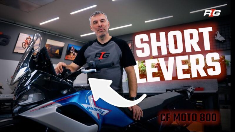Rade Garage Launches Short Levers For CFMOTO 800MT