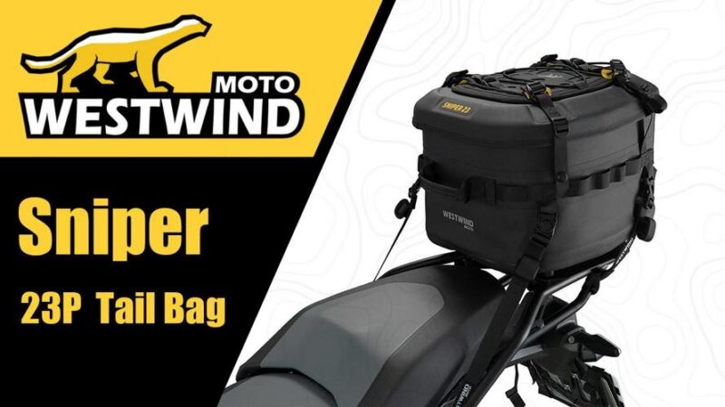 Westwind Moto Launches Durable Sniper 23P Tail Bag