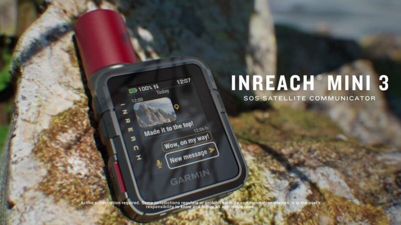 Garmin Launches inReach Mini 3 for Safer Off-Grid Travel