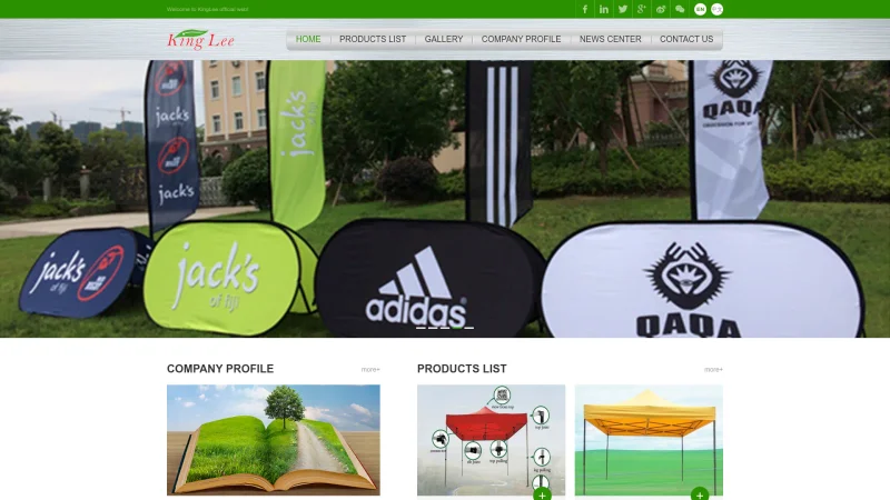 CHONGQING KINGLEE CO., LTD. website screenshot