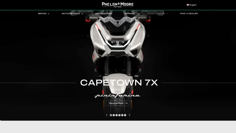 PHELON AND MOORE website screenshot