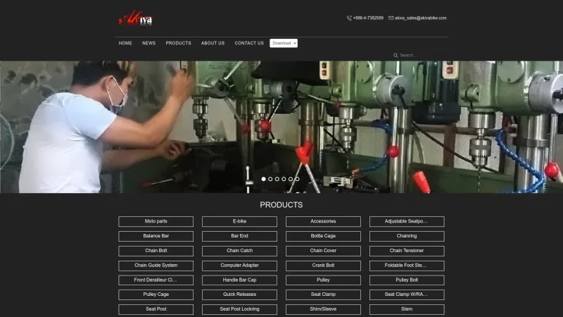 AKIVA – SPRING TRAD CO., LTD. website screenshot