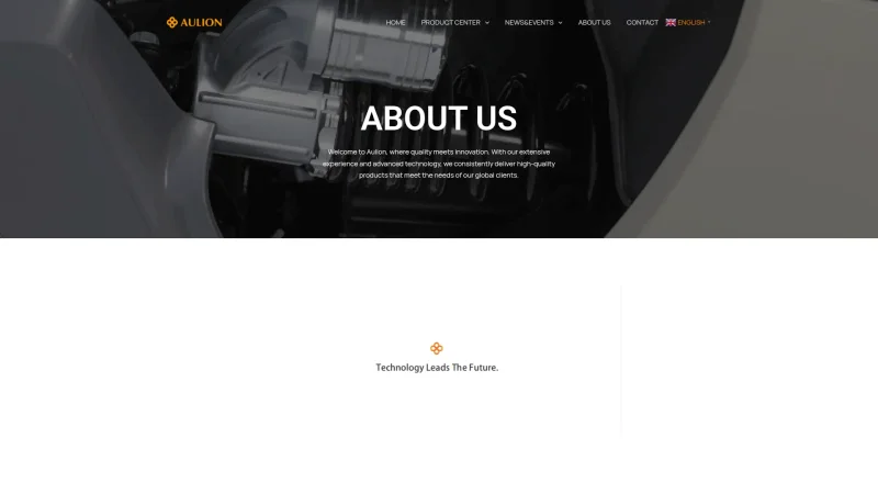 AULION INTERNATIONAL TRADE (CHANGZHOU) CO., LTD website screenshot