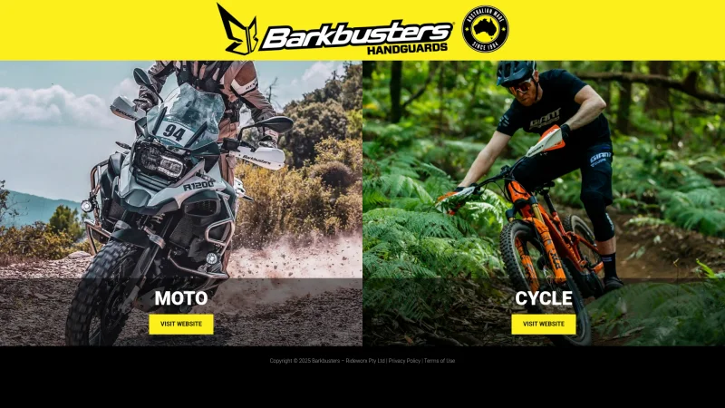 BARKBUSTERS USA website screenshot