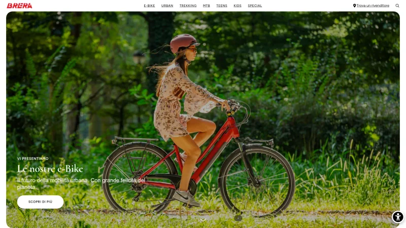 BRERA CICLI – MANDELLI S.R.L. website screenshot