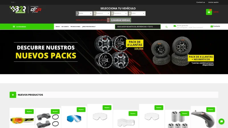 BUY2RACE – OXA FACTORY website screenshot