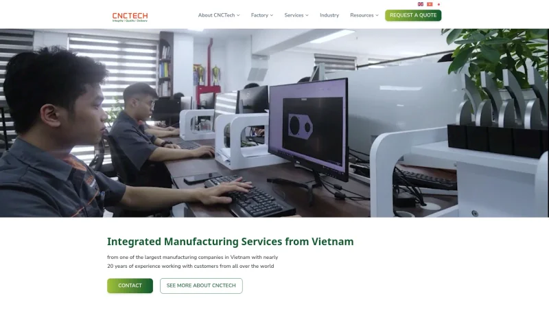 CNCTECH GROUP website screenshot