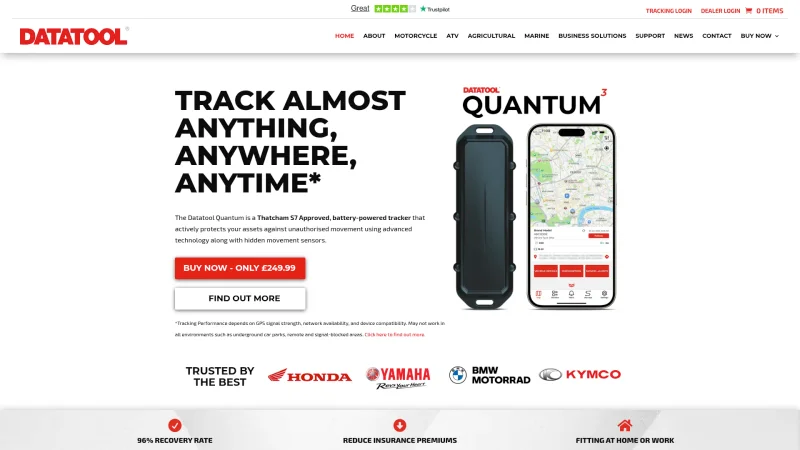 DATATOOL website screenshot