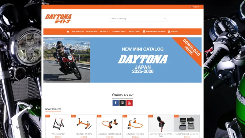DAYTONA CORPORATION website screenshot