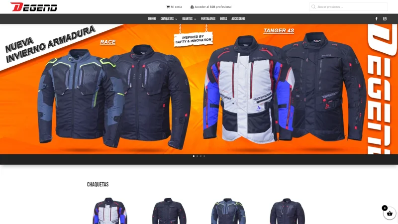 DEGEND MOTO SLU – SAHI STAR website screenshot