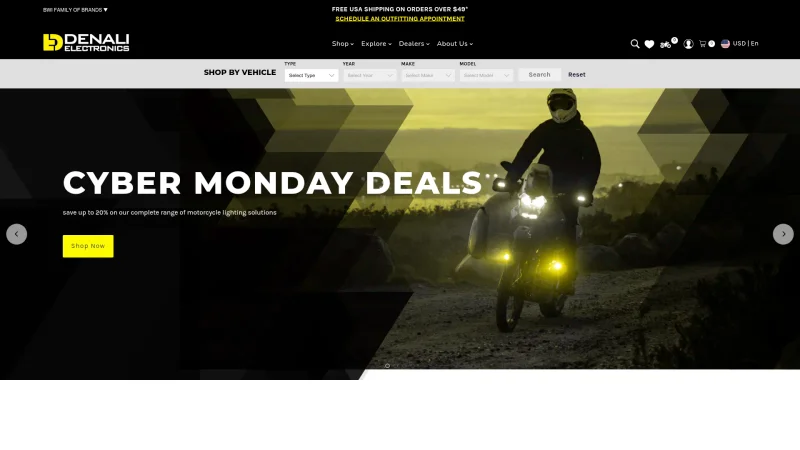 DENALI ELECTRONICS LLC – R&G website screenshot