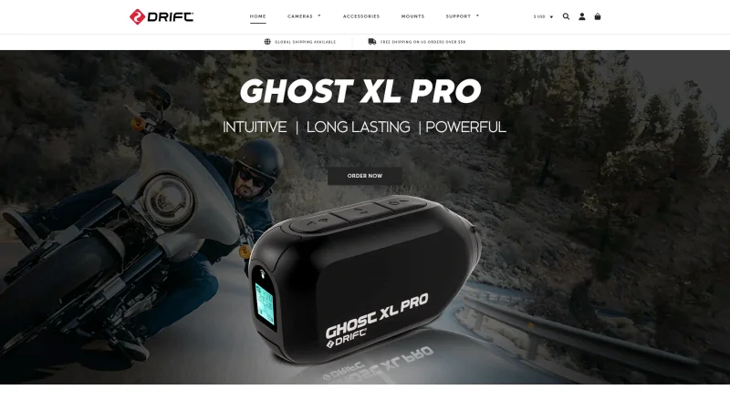 DRIFT INNOVATION website screenshot