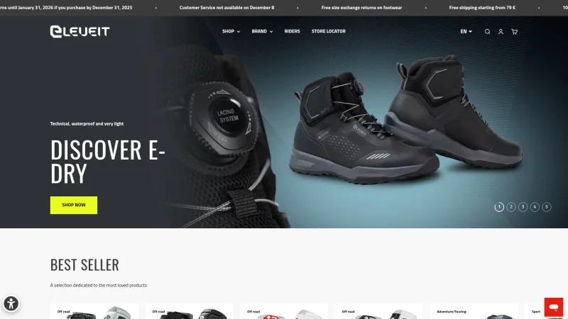 ELEVEIT – MANDELLI S.R.L. website screenshot