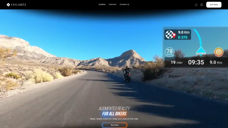 EYELIGHTS website screenshot