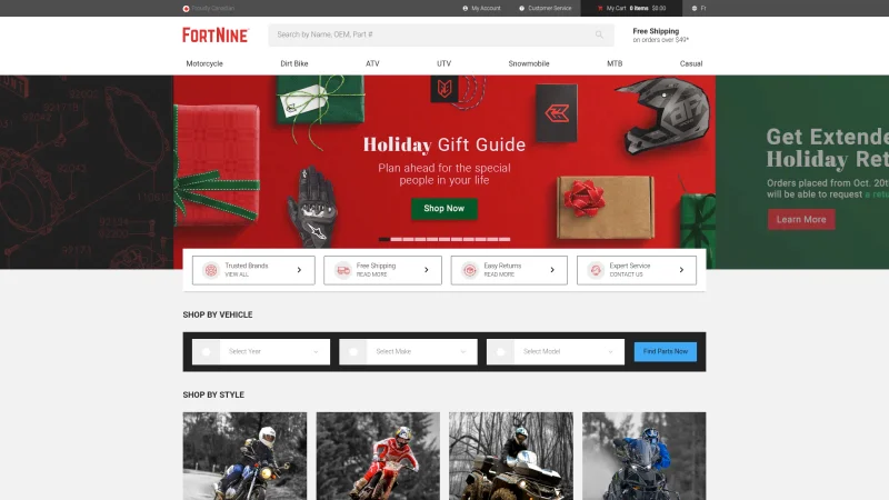 FORTNINE website screenshot