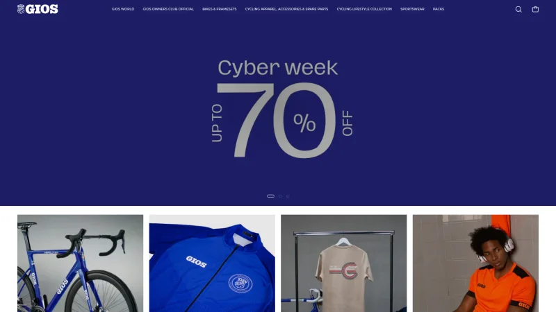 SIDESWIPE – BIKE & GIO SRL website screenshot