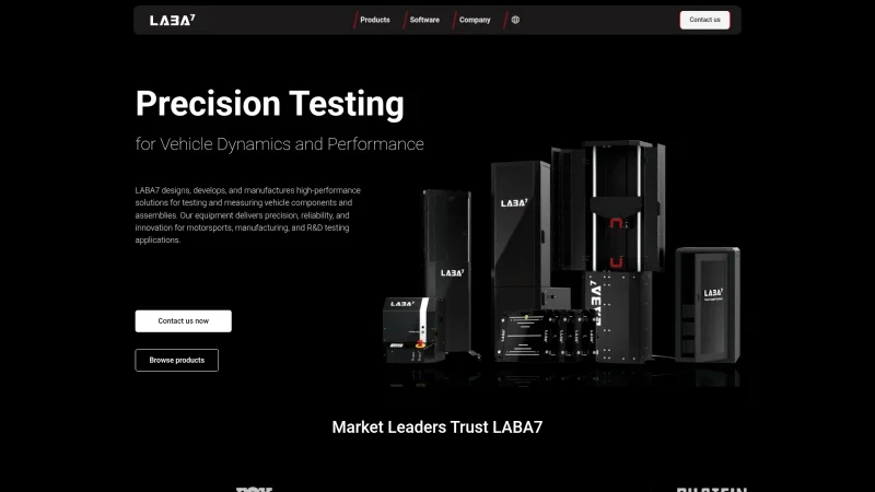LABA7 website screenshot