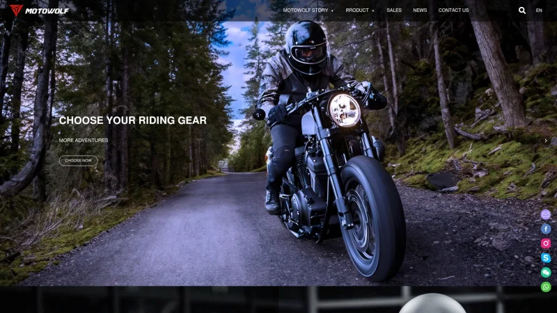FOSHAN MOTOWOLF TECHNOLOGY CO., LTD website screenshot