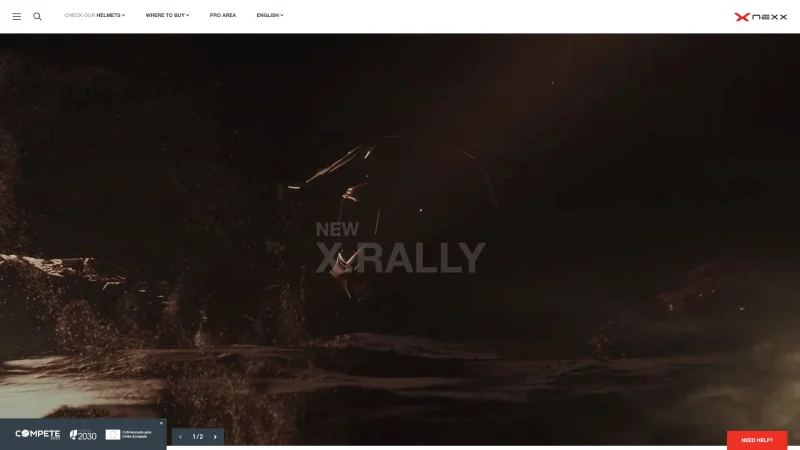 NEXXPRO S.A. – NEXX HELMETS website screenshot