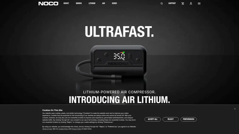 NOCO BOOST website screenshot