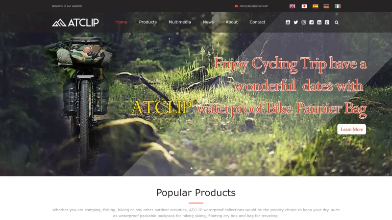 SHENZHEN OUTLAST OUTDOOR CO .,LTD. website screenshot