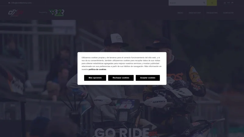 OXA FACTORY website screenshot
