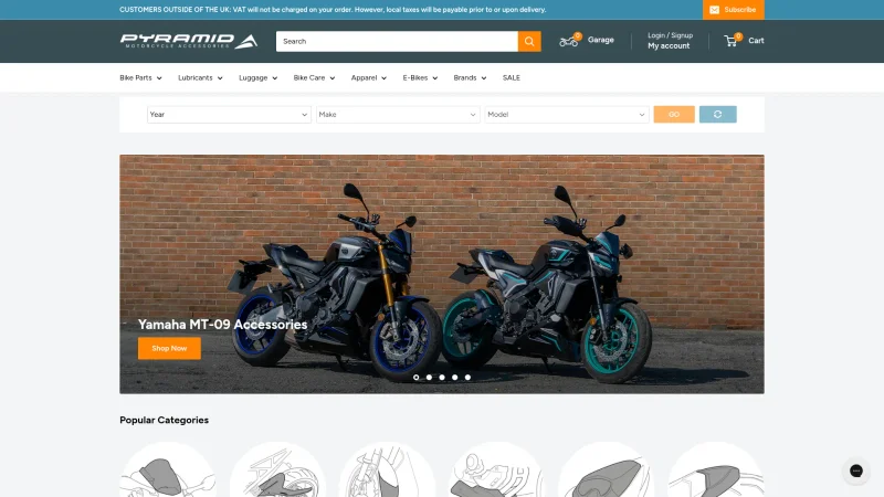 PYRAMID PLASTICS website screenshot