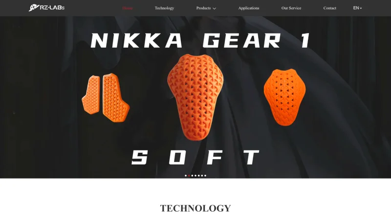 QINGDAO RZ-LABS NEW MATERIAL TECHNOLOGY CO.,LTD website screenshot