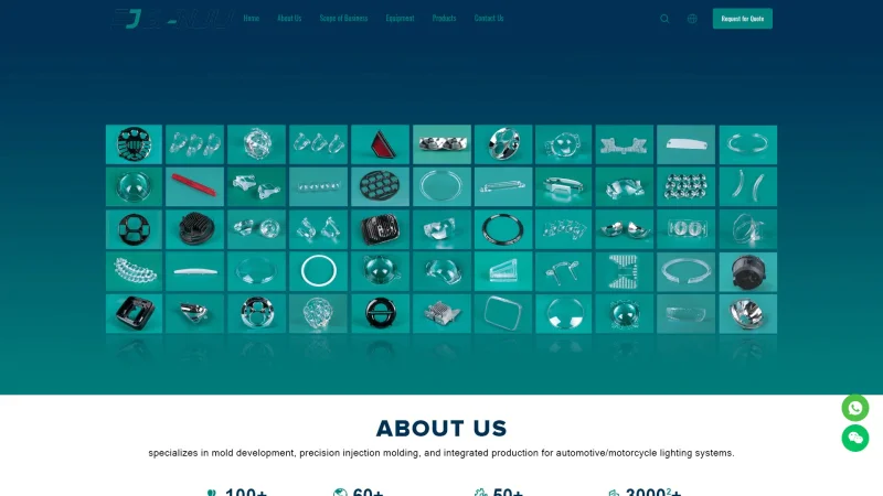 DONGGUAN SANJU PLASTIC PRODUCTS CO.,LTD website screenshot