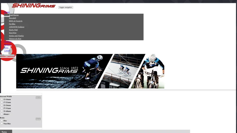 SHEANG LIH CYCLE INDUSTRY CO., LTD. website screenshot