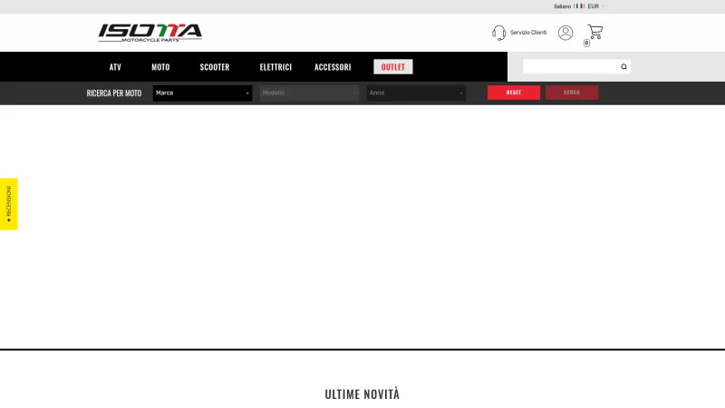 ISOTTA website screenshot
