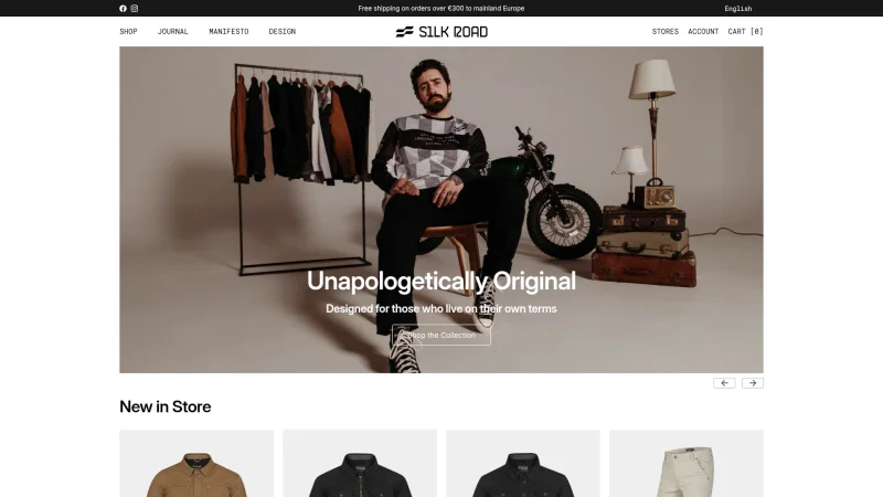 SILK ROAD website screenshot