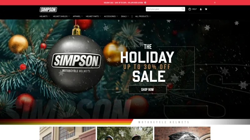 SIMPSON website screenshot