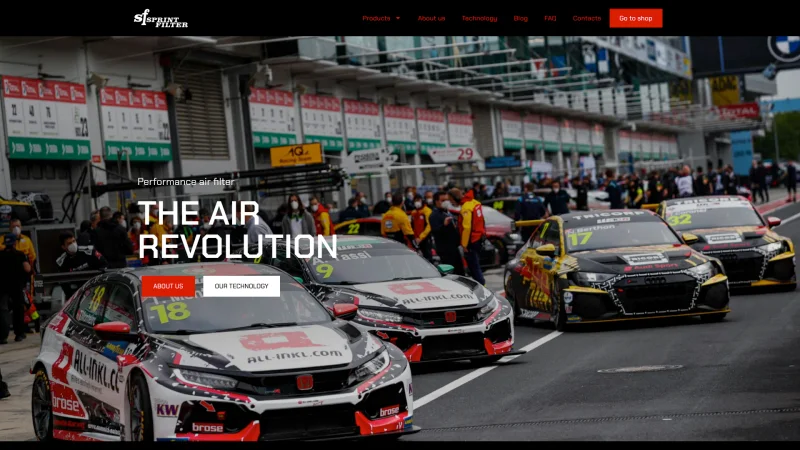 SF SPRINT FILTER – SPRINTFILTER LATVIA SIA website screenshot