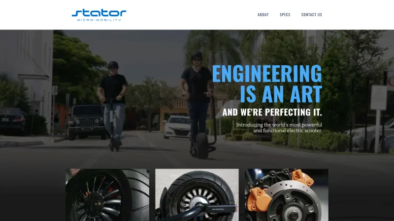 STATOR – NANTMOBILITY, LLC. website screenshot