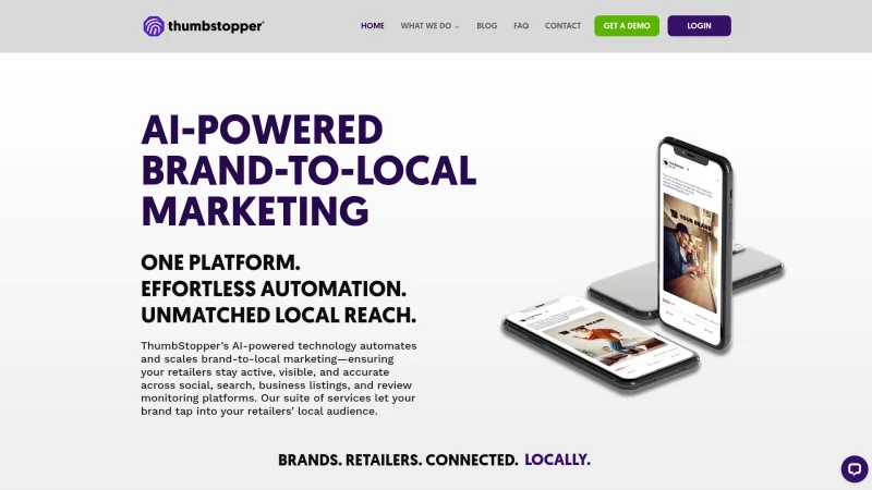THUMBSTOPPER – LEADVENTURE EUROPE website screenshot