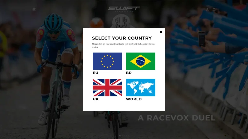 SWIFT – NITRO website screenshot