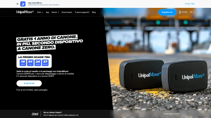 UNIPOLMOVE website screenshot
