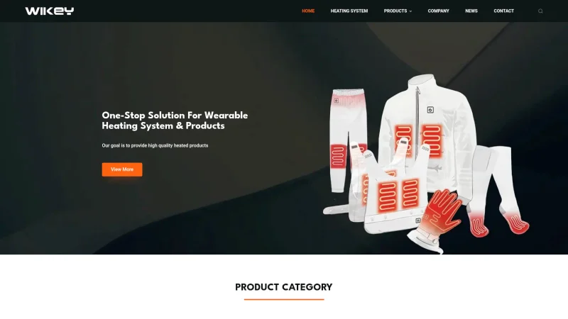 XIAMEN WIKEY INDUSTRY & TRADE CO, LTD. website screenshot